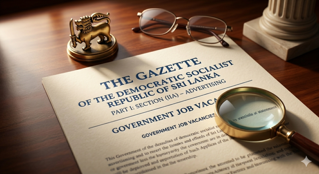 Government jobs Sri Lanka 2
